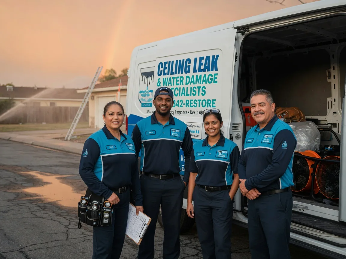 Ceiling Leak Cleanup company in Scotts, MI