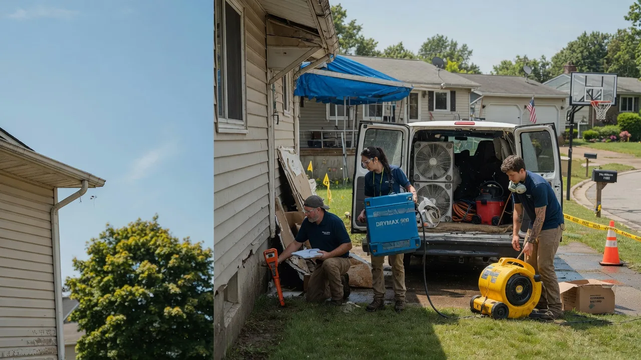 Ceiling Leak Cleanup in Scotts, MI near me