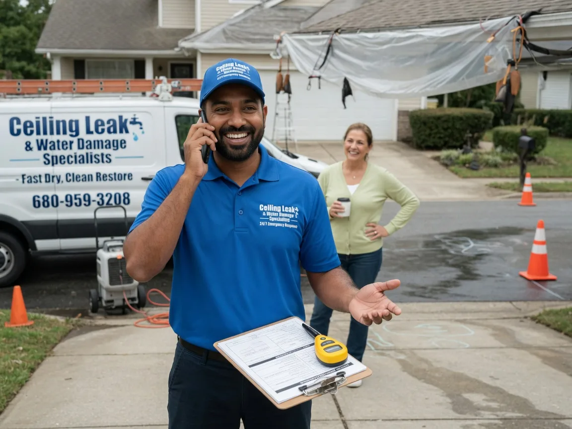 Ceiling Leak Cleanup Scotts, MI FAQs